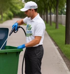 lavage de poubelles